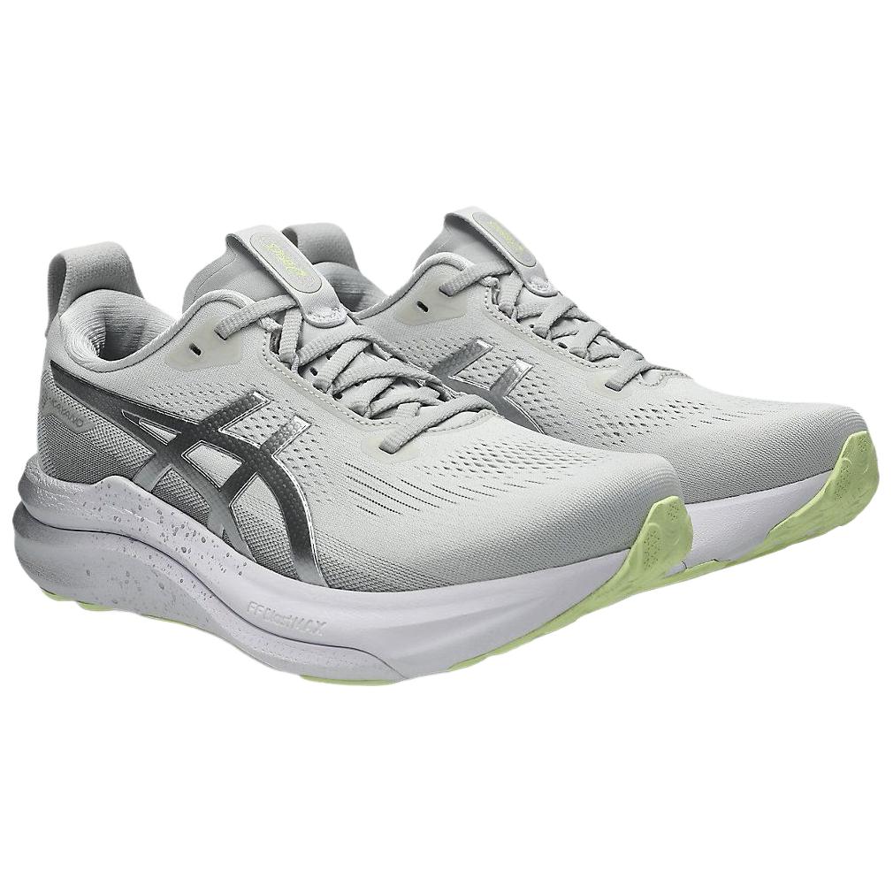 ASICS GEL KAYANO 33 Running Shoes Women's Platinum/Neon Green