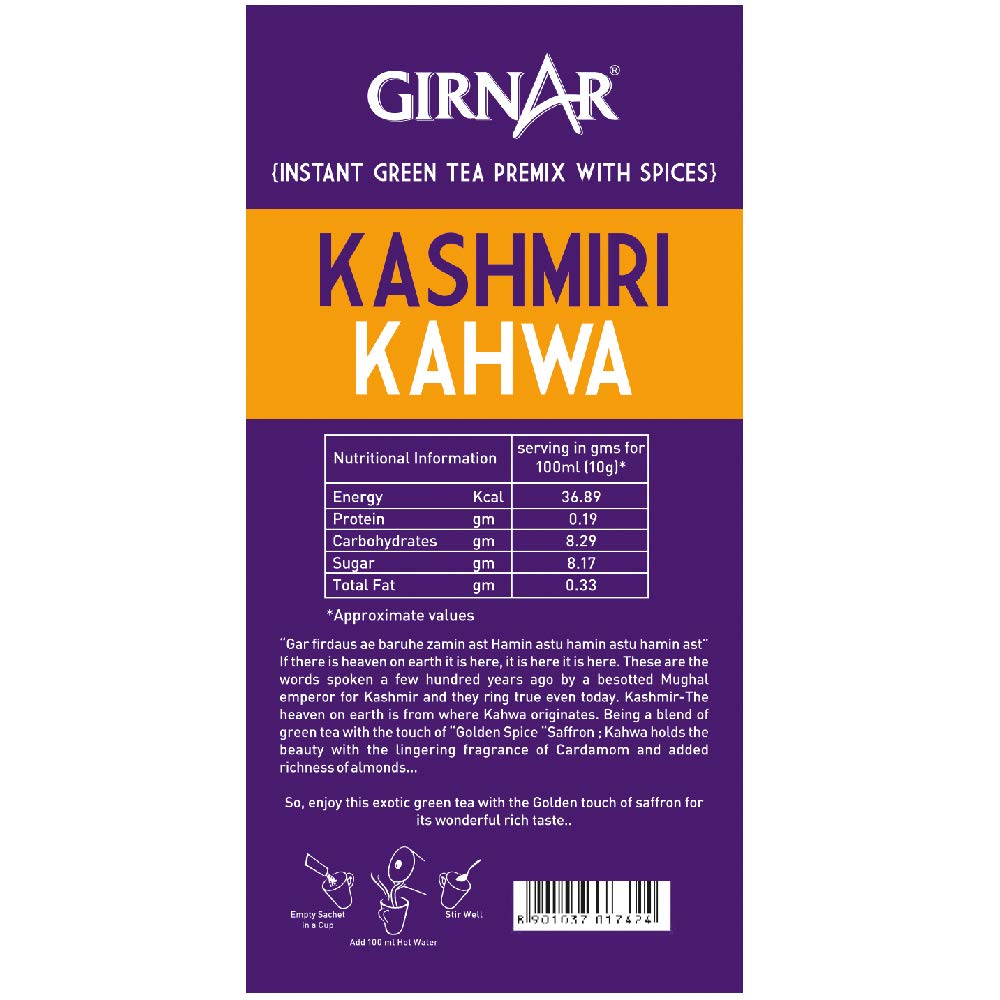 Girnar Instant Premix Kashmiri Kahwa (5 Sachets)