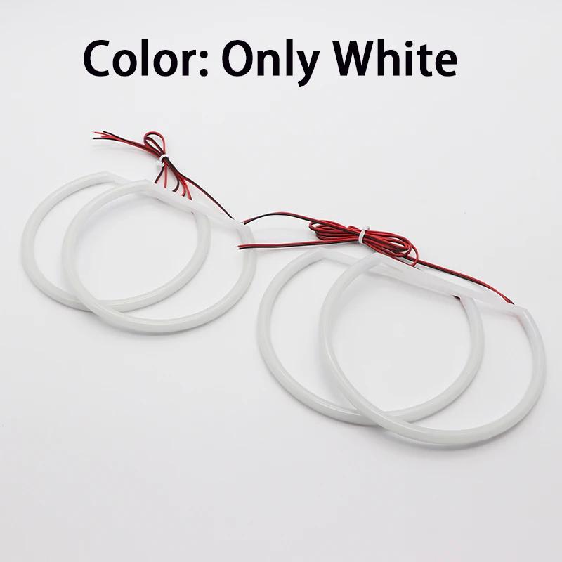 4x131mm SMD Cotton Light Switchback LED Angel Eye Halo Ring Kit For BMW 3 series E46 sedan facelift 2001-2005 Halogen Headlight