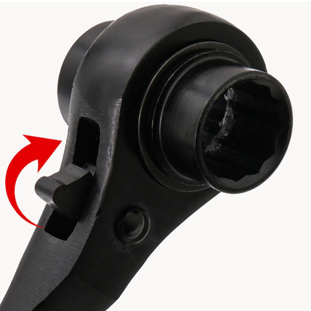 Гаечный ключ с храповым механизмом Podger из стали, ручной гаечный ключ, подходит для гаражных и мастерских, строительных задач в гараже