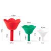 3 шт./набор Креативная воронка в форме цветов Кухонная силиконовая воронка для масла Портативная Воронка-дозатор жидкости Кухонные аксессуары
