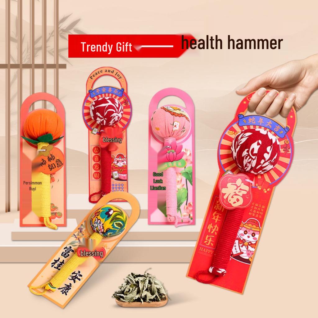 Handcrafted Wormwood Health Tapping Hammer - Exquisite Festival Gift