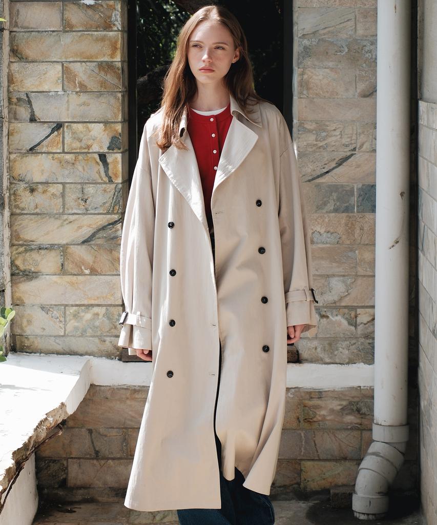 Vanone Atelier O3754 Double Long Trench Coat