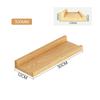 Wood Shelves Wall Floating Shelves Wall Partition Laminate Hanging Hole-free Storage Shelf Home Display Rack Closet Organizer