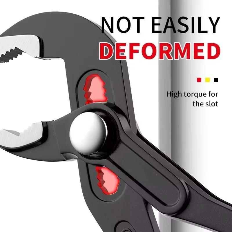 Клещи для водяных насосов, быстросъемные сантехнические клещи, регулируемый хомут для водопроводных труб, быстросъемные многофункциональные клещи для водяных насосов