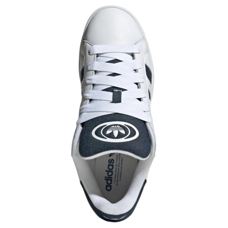 adidas Кроссовки Campus 00-х White Night Indigo Denim Унисекс Облачно-Белый Золотисто-Металлик JQ7439