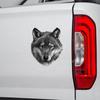 Tri Mishki W1131 наклейка с головой серого волка для автомобиля, ПВХ наклейки, аксессуары для мотоциклов, наклейка на автомобиль, ноутбук, дверь холодильника, стену, окно