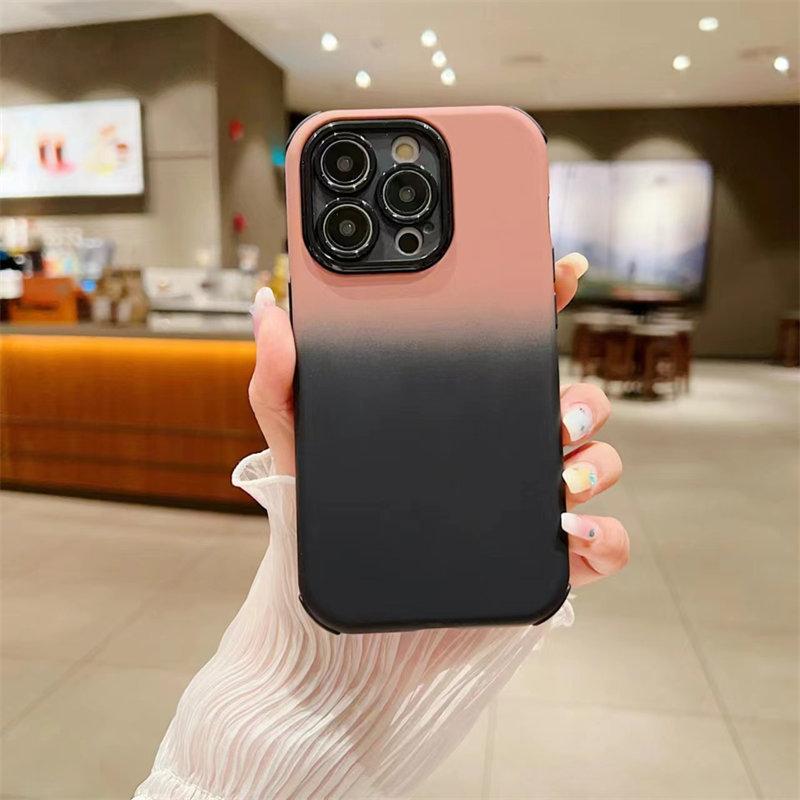 Роскошный чехол Gradient Skin Touch для iPhone 14, 13, 12, 11 Pro Max, чехлы «все включено» для защиты от падения