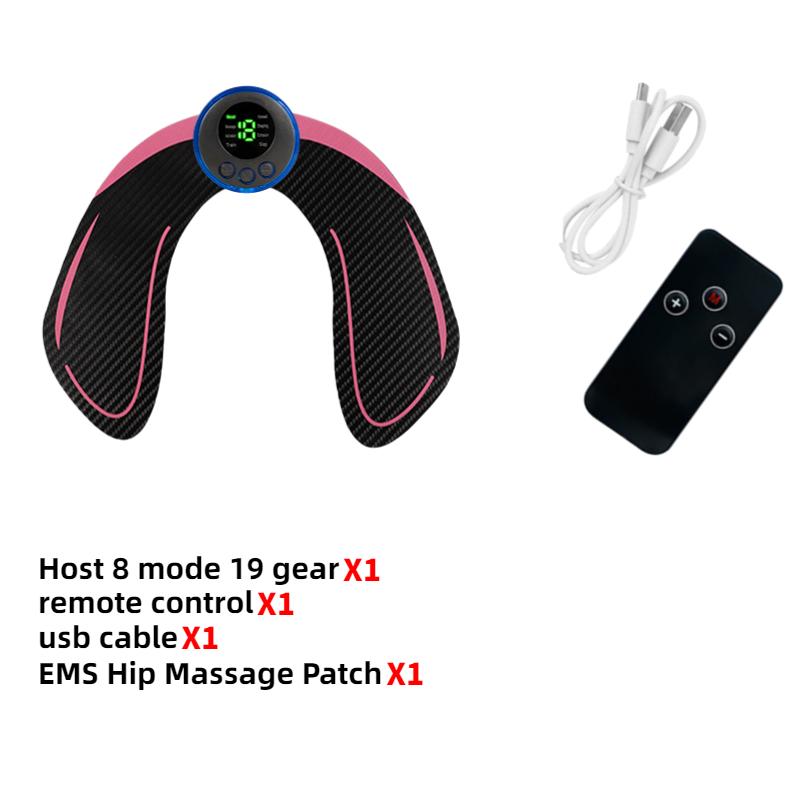 USB Rechargeable EMS Muscle Stimulator Hip Trainer Abdominal ABS Stimulator Fitness Body Slimming Massager Weight Loss Slimming