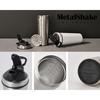 Metal Shake 900ml Metal Shake Water Bottle, Protein Shaker, Tumbler, 24-Hour Cold Keep, 6-Hour Hot Keep, Double-Locked Shaker