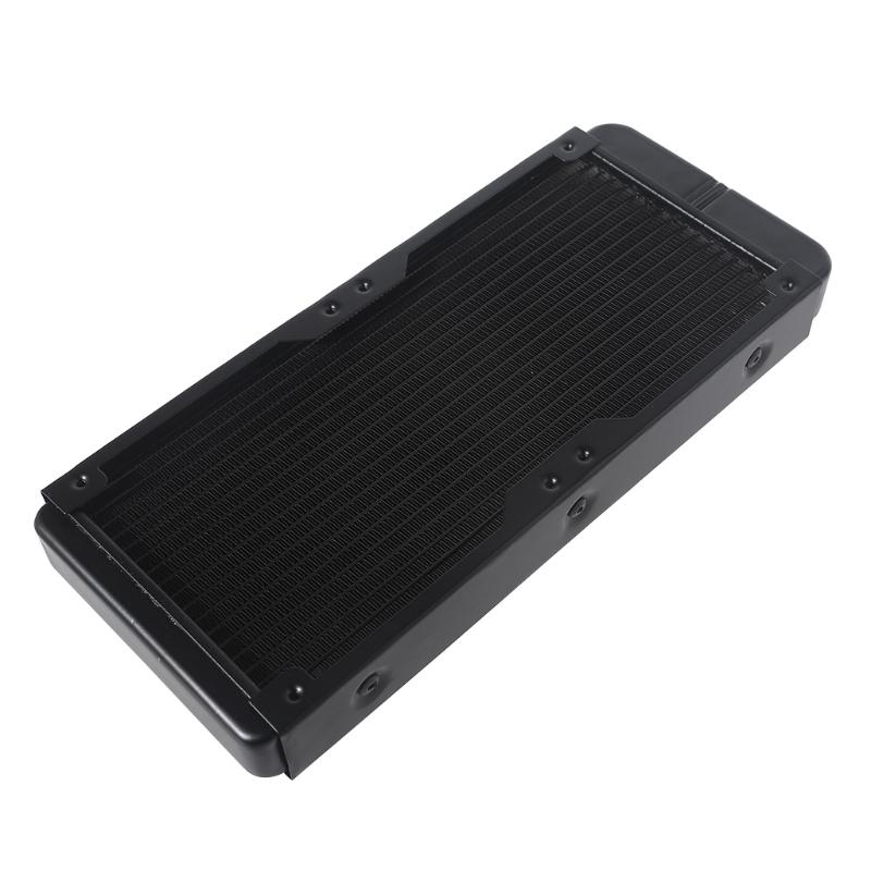 Компьютерный радиатор с водяным охлаждением, 18-трубный алюминиевый теплообменник, радиатор жидкостного охлаждения для процессора ПК, система водяного охлаждения