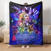 Warner (25) Personalized Text Blanket Cozy Customizable Blanket Durable Comfort Suitable for Picnics Livingroom Home Decor Bed Four Seasons Universal
