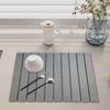 Yousheng Kitchen Countertop Drying Mat Quick Dry Diatomaceous Earth Water Absorbent Pad Collapsible Dish Bowl Bottle Cup Holder Diatomite Mat