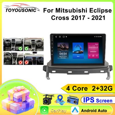 TOYOUSONIC 2 Din Android13 Для Mitsubishi Eclipse Cross 2017 - 2021 Автомагнитола Мультимедийный плеер GPS Навигация Автомагнитола Carplay Головное устройство