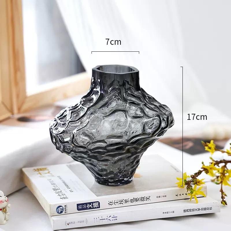 Ваза Стеклянная ваза Украшение дома Украшения Цветочная композиция Ваза для цветов