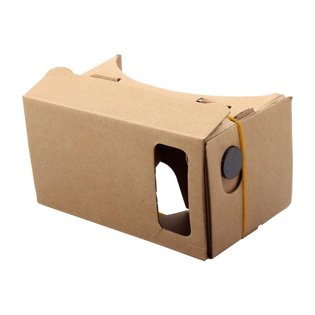 Uxcell Smartphone Cardboard Kit DIY 3D VR Виртуальная реальность Очки для просмотра на бумаге 15 см 2 шт.