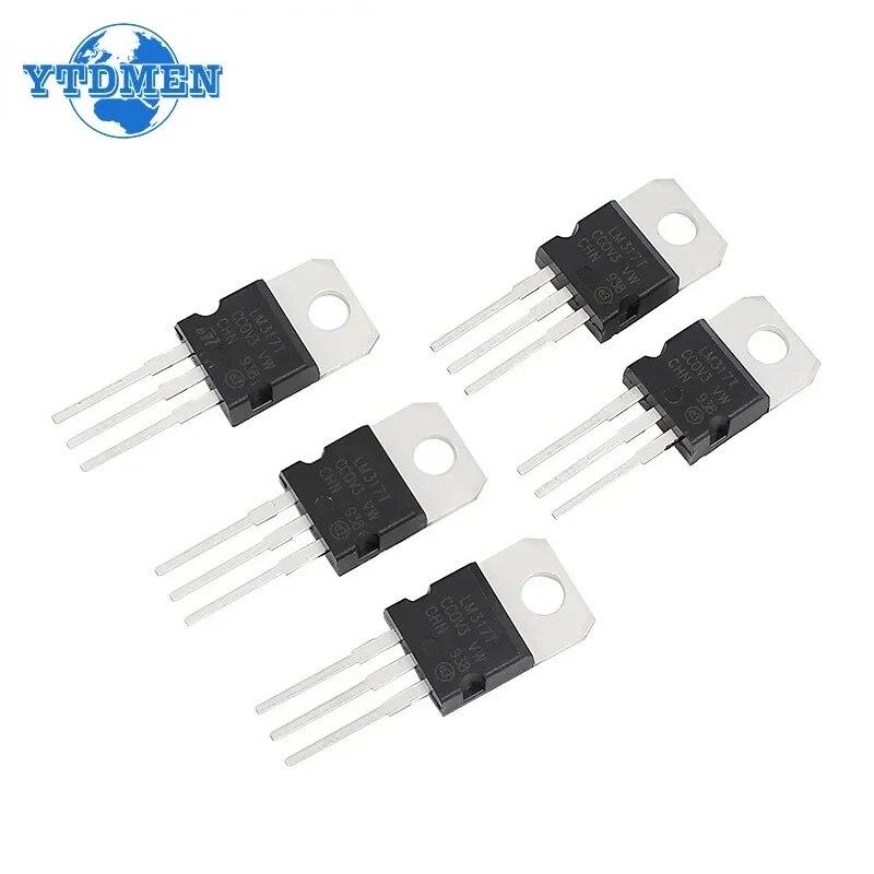 40 шт. регуляторы напряжения IC TO-220 L7805 L7806 L7809 L7812 L7815 L7905 L7909 LM317T Mosfet Transistor Ассортиментный комплект