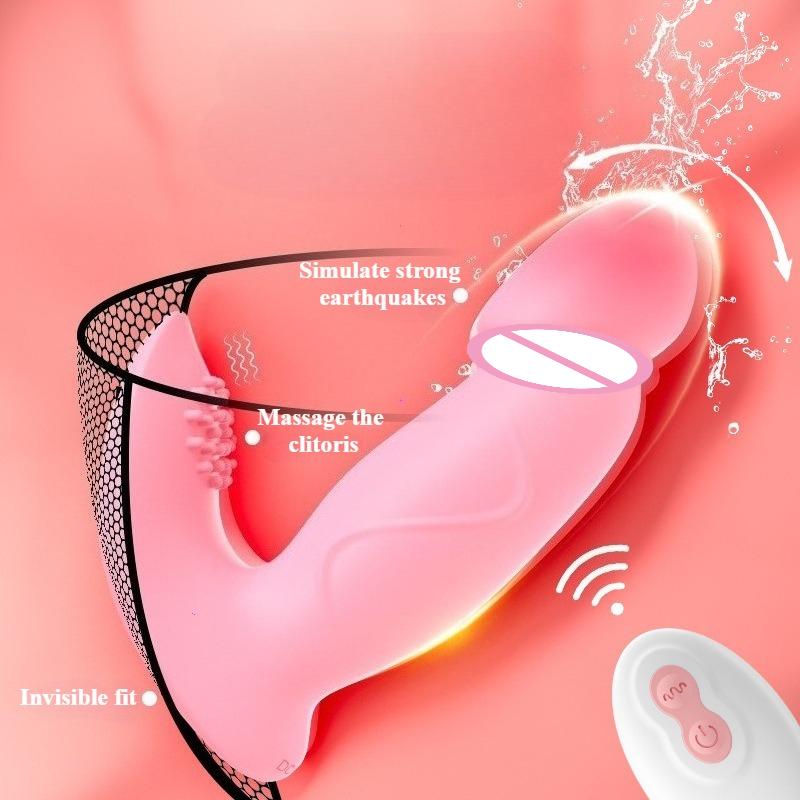 Реалистичный вибратор-дилдо с двойным мотором, сильной вибрацией, стимулятор точки G и клитора, эротическая секс-игрушка для взрослых для женщин