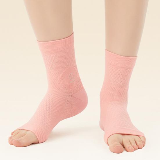 Toeless Ankle Brace Socks Sprained Ankle Compression Sleeve Foot Support for Plantar Fasciitis Achilles Tendonitis