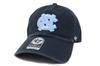 Кепка 47 Brand 47 CLEAN UP Университет Северной Каролины Tar Heels NCAA Колледж NAVY