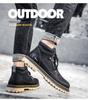 Men's Trendy Mid-Cut Autumn Work Boots - British Style Martin Boots