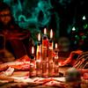 5 шт./набор Пальцы-свечи Новинка с черными ногтями Реалистичное украшение для вечеринки Готические Жуткие Палец ведьмы Свеча-палец Страшные 2 цвета