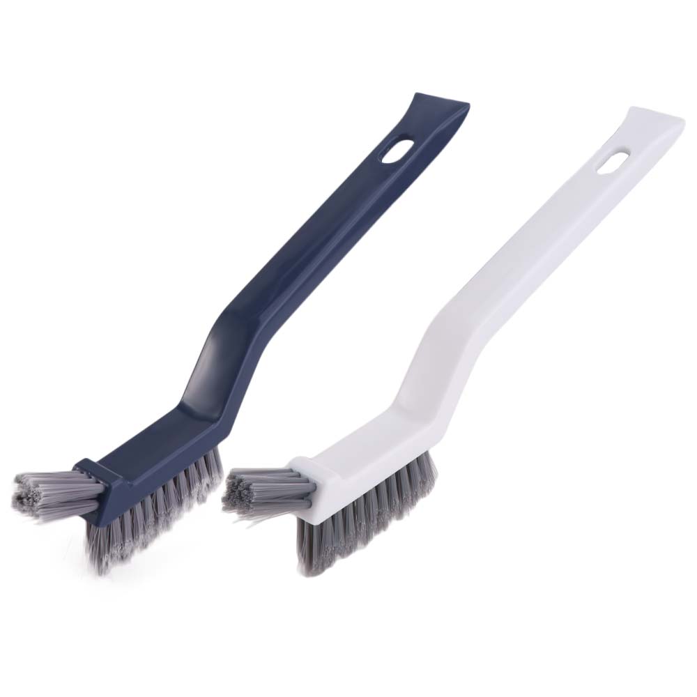 Hard Bristled Cleaning Brush V-Shaped Corner Brush Long Handled Gap Brush Window Grooves