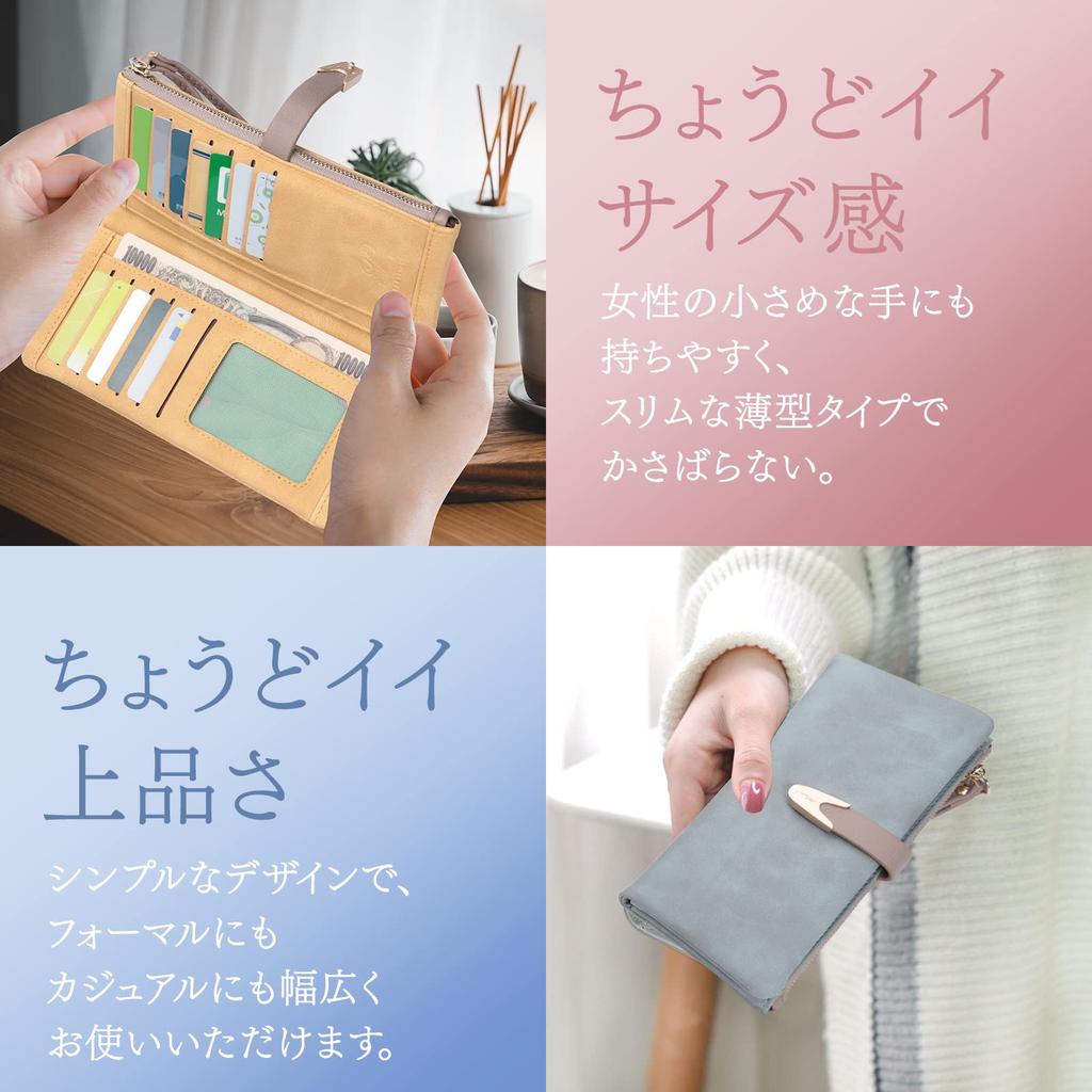 Стильный женский длинный кошелек с множеством отделений (розовый)