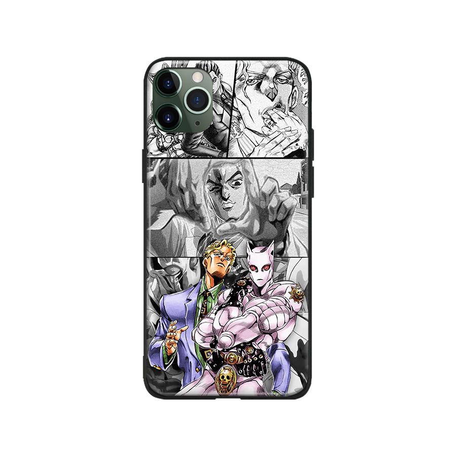 Мягкий силиконовый чехол для телефона JoJo's Bizarre Adventure с персонажем для iPhone 6s 7 8 Plus X XR XS 11 12 13 mini Pro Max