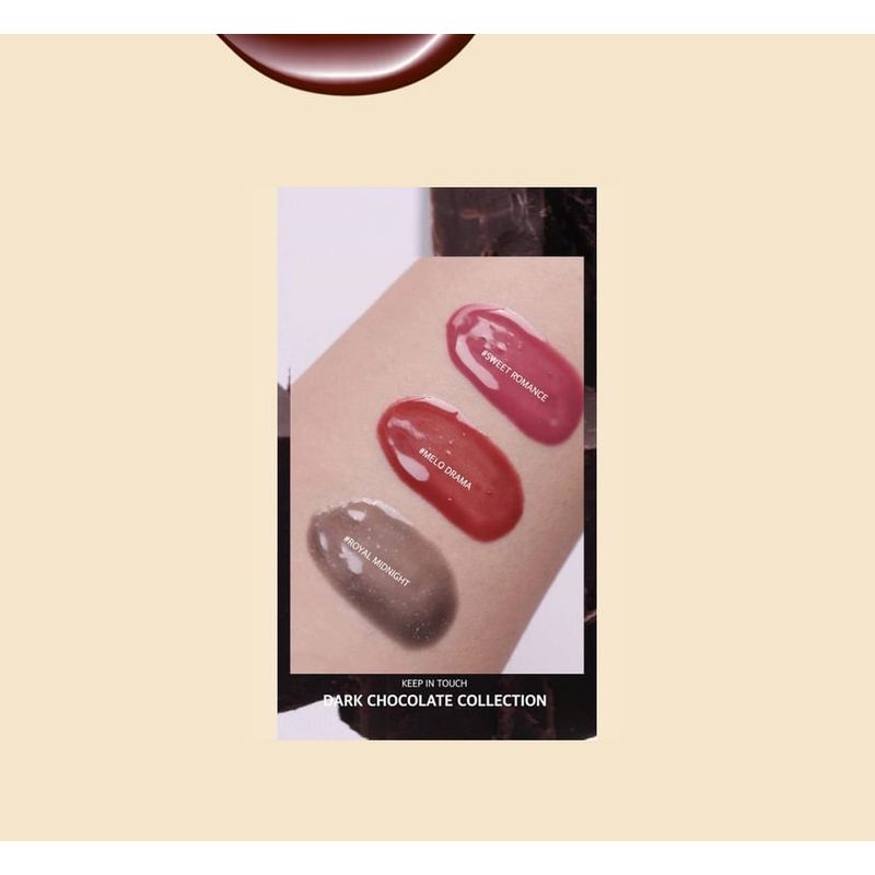 Keep in Touch Набор тинтов для увеличения губ с черным пигментом Dark Chocolate Collection Set