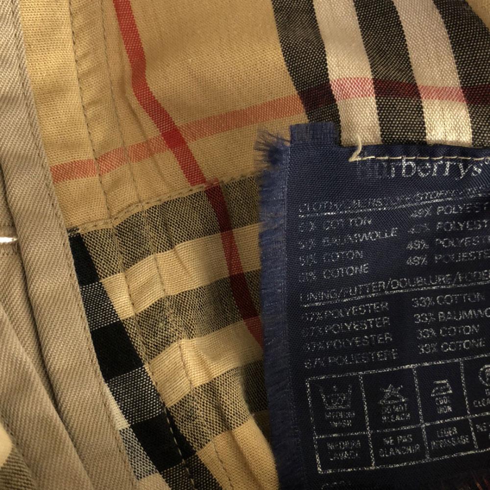 Burberrys 80-е годы Сделано в Англии Винтажное пальто-воротник из нержавеющей стали Мужское Б/У