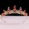 Элегантная красочная тиара корона для женщин и девочек вечеринка свадьба принцесса свадебная корона украшения для волос