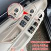 Left Hand Drive LHD For BMW 5 Series F10 F11 Red-Brown Beige Black Car Interior Inner Door Handle Panel Pull Trim Cover