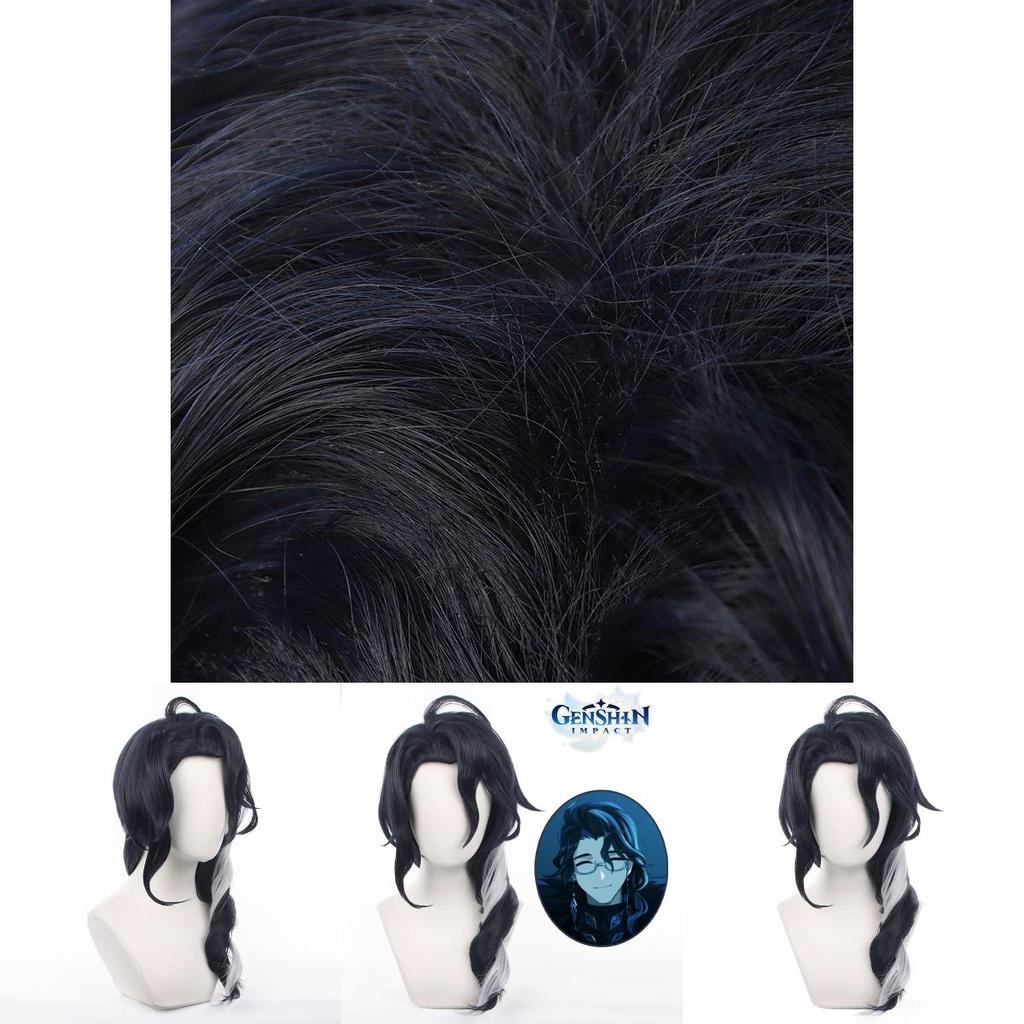 Genshin Impact Pantalone Cosplay Wig High Temperature Fiber 55cm/21.6in