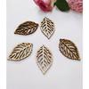 30 шт. Деревянные заготовки для серег в виде листьев, DIY Необработанные вырезанные лазером заготовки из натурального дерева для серег, для изготовления ювелирных изделий и рукоделия (2 '')