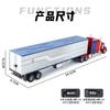 1:24 Peterbilt 389 Седельный Тягач Полуприцеп Сплав Металл Литье под Давлением Модель Автомобиля Высокая Симуляция Домашние Модные Украшения Коллекционная Игрушка