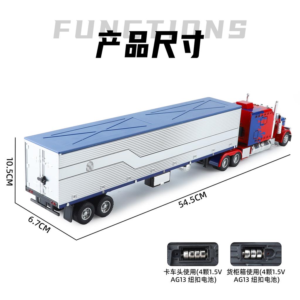 1:24 Peterbilt 389 Седельный Тягач Полуприцеп Сплав Металл Литье под Давлением Модель Автомобиля Высокая Симуляция Домашние Модные Украшения Коллекционная Игрушка