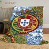 Royal Heraldry Ornate Design blanket Suitable for all seasons Camping trip Machine washable Nap Blanket Christmas gifts