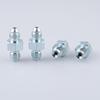 AC PERFORMANCE 3/8 x 24 to 3/8 x 24 Inverted Flare Male Brake Adapter Fittings Zinc Steel, Pack of 2