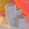 Креативный контейнер для ручек Diamond 3 Grid Pen Container Hexagonal Pen Container Pen Holder Desktop Storage Bucket для хранения кистей для макияжа