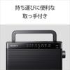 Sony Удобное портативное радио FM-совместимое черное B ICF-306 FM/AM/Wide ICF-306