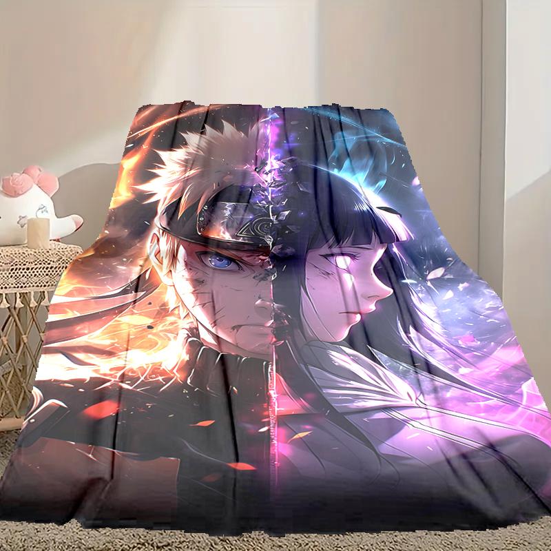 1pc Easy-Care naruto Blanket, Perfect for Couch, Bed, Home, Travel & More, Warm & Durable Printed Blanket