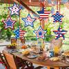 U.S. Independence Day Theme Single Sided Pentagram Hanging Party Scene Arrangement Decoration Hanging Supplies