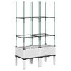 Planter with Trellis White 80 x 40 x 142.5 cm PP