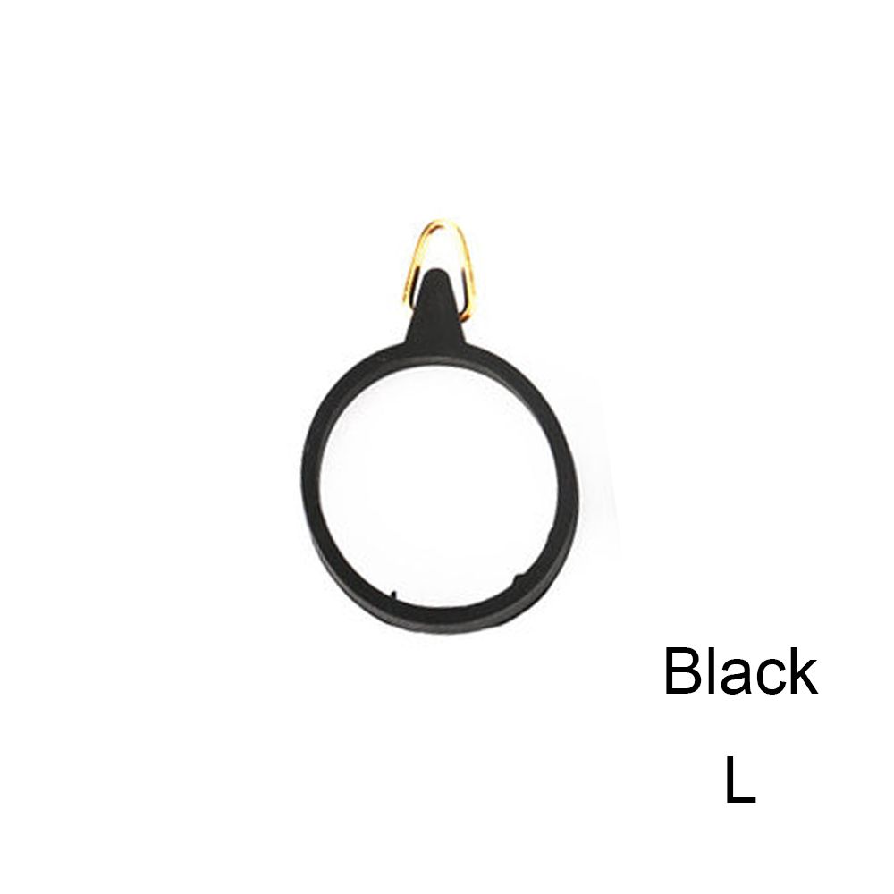 Quality Rubber Rings Plastic Rubber S M L Fishing Gear Safe Hanger Hook Secure Holder Lures Holders