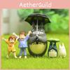 Umbrella Totoro Cute Blowing Horn Cat Pajama Girl Mini Model For Gardening Decor