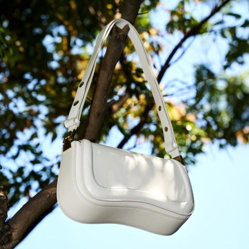 Genuine Leather Underarm Bag Simple and Elegant Single-shoulder Women's Bag Niche Crossbody Bag