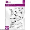 Iron-on Sticker - Ki-Sign - Buffalo Skull - A4 - White - Easy To Apply