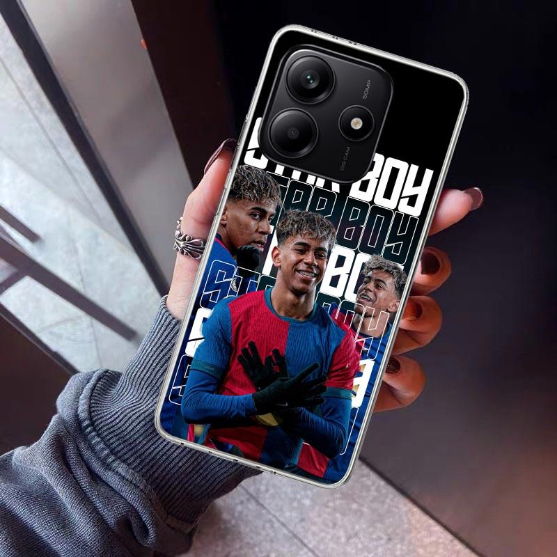 L-Lamine Y-Yamal 19 Phone Case For Xiaomi Redmi Note 15 14 14S 13 12S 12 Pro Plus 11S 11 10S 10 4G Cover 11E 11T 5G Print Fundas