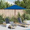 VidaXL Garden Parasol with Wooden Pole, Patio Sunshade, Sun Shelter, Outdoor Balcony Terrace Parasol, Blue 313885